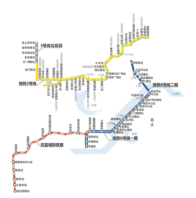 地铁6号线"小蓝胖"开始跑图,年底通车 3号线华丰路站-丁桥站区间洞通