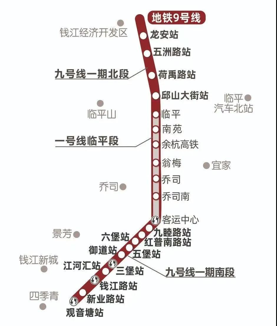 快了!杭州地铁9号线北段上线调试,距离通车又近一步